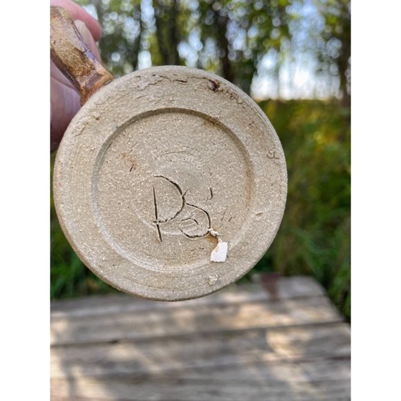 Vintage Creepy Man Face Art Pottery Coffee/tea mug cup - Picture 6 of 14